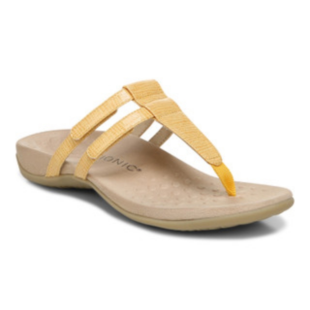 NEW Vionic Orthotic Sandals Size 6 Elvia Marigold